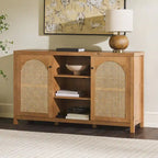 Middlebrook Designs 2-Door 58 inch Sideboard with Arched Rattan Panels