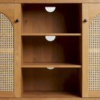 Middlebrook Designs 2-Door 58 inch Sideboard with Arched Rattan Panels