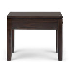 WYNDENHALL Essex SOLID WOOD 14 inch Wide Rectangle Contemporary Narrow Side Table - 14 x 24 x 20