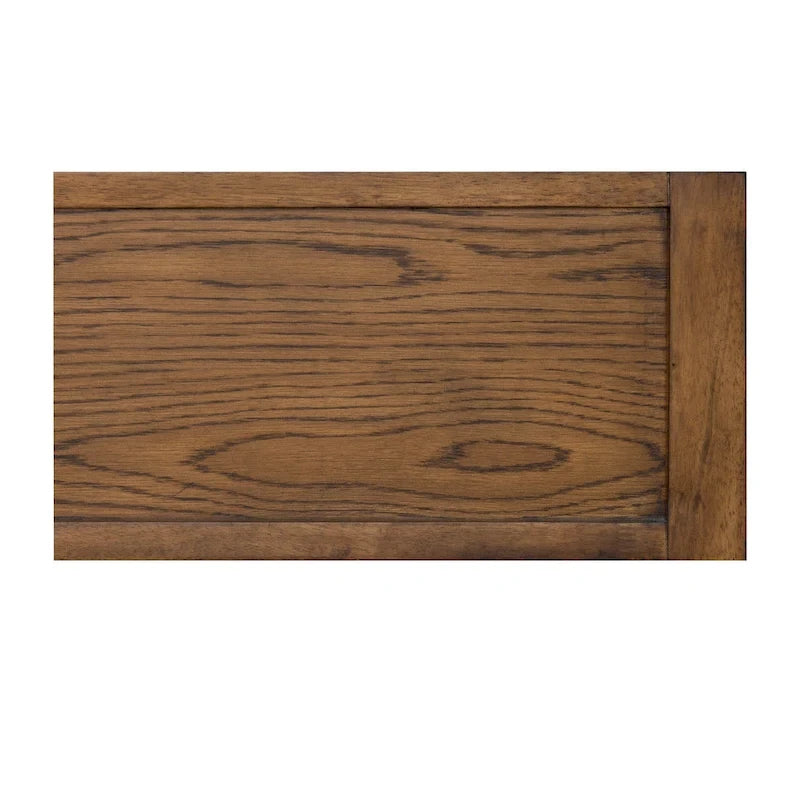 INK+IVY Sunset Cliff Brown Wood Queen Bed