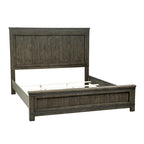 Thornwood Hills Rock Beaten Grey King Panel Headboard