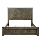 Thornwood Hills Rock Beaten Grey King Panel Headboard