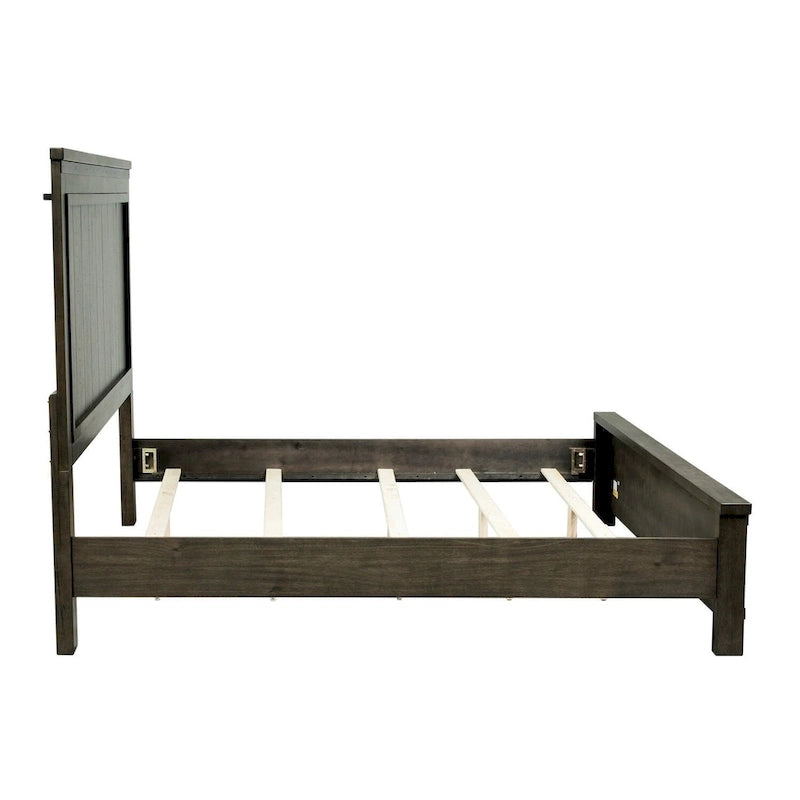 Thornwood Hills Rock Beaten Grey King Panel Headboard