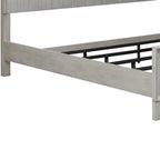 Farmhouse Reimagined Antique White with Chestnut King Poster Bed