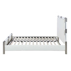 Somette Barry Upholstered Bedroom Set with Bed, Buffet & Lamp Table