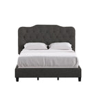 Ginny Adjustable Diamond-tufted Camel Back Bed by iNSPIRE Q Classic