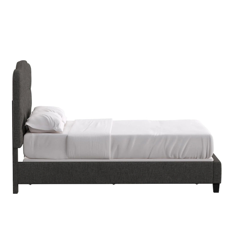 Ginny Adjustable Diamond-tufted Camel Back Bed by iNSPIRE Q Classic