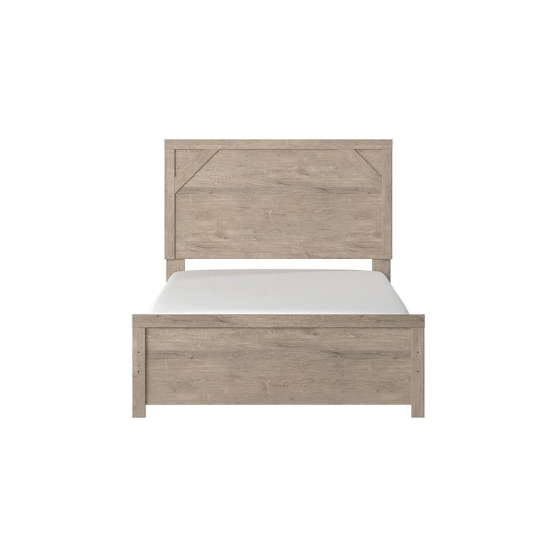 Senniberg Light Brown Panel Bed