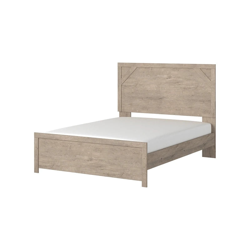 Senniberg Light Brown Panel Bed