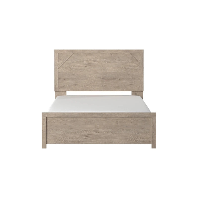 Senniberg Light Brown Panel Bed