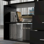 Timechee 55-inch L Shaped Office Computer Desk w/ Drawers