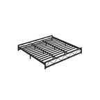 6 Inch Metal Platform Bed Frame with Wavy Pattern