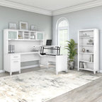 Bush Furniture Somerset 72W Office Desk with Storage Drawers