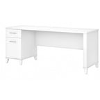 Bush Furniture Somerset 72W Office Desk with Storage Drawers
