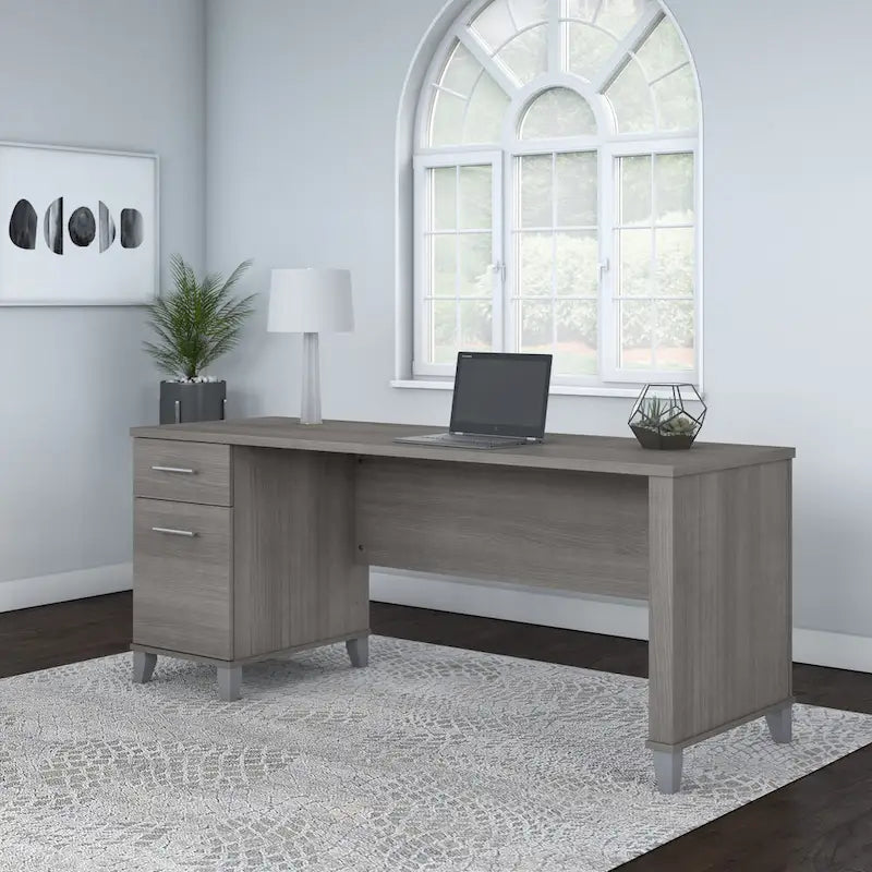 Bush Furniture Somerset 72W Office Desk with Storage Drawers