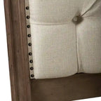 Americana Farmhouse Dusty Taupe King Sleigh Bed
