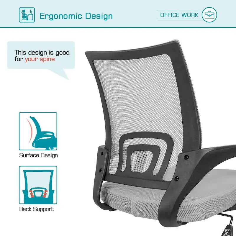Homall Office Chair Mesh Desk Chair Computer Chair with Armrest