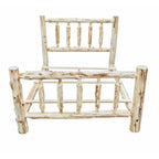 Rustic and Natural Cedar California King Traditional Log Bed