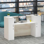 70.9W Large Rectangular Reception Table Desk Working Desk Wirting