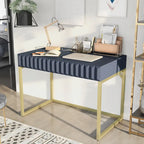 Bird Modern 42-inch Metal Computer Desk with USBs by Furniture of America