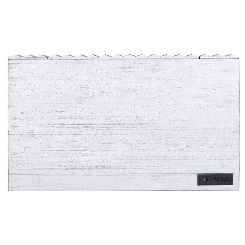 Bird Modern 42-inch Metal Computer Desk with USBs by Furniture of America