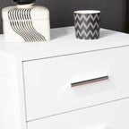 SEI Furniture Narva Mid-century Modern Storage Nightstand