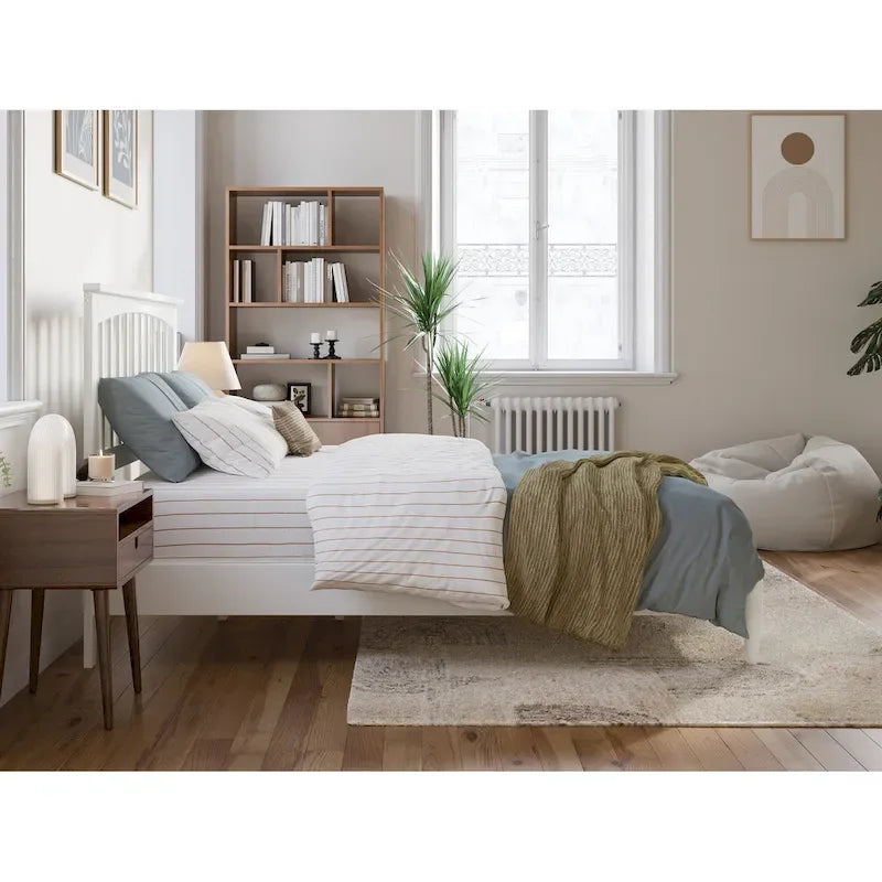 Becket Solid Wood Low Profile Platform Bed