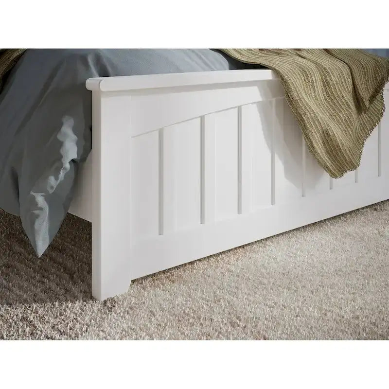 Becket Solid Wood Low Profile Platform Bed