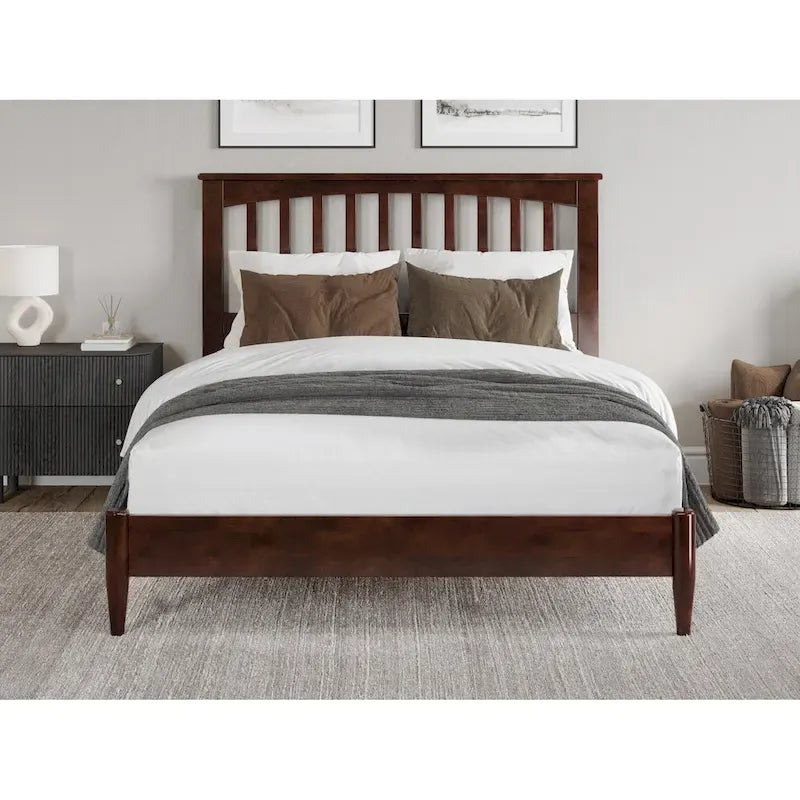 Becket Solid Wood Low Profile Platform Bed