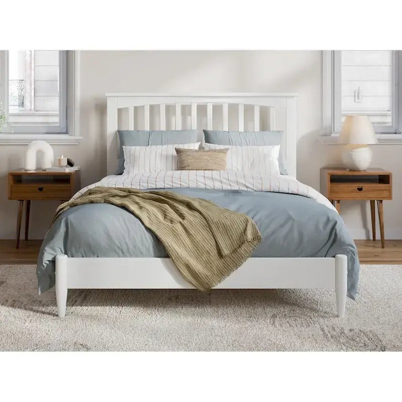 Becket Solid Wood Low Profile Platform Bed