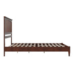 Becket Solid Wood Low Profile Platform Bed