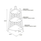 Bracken Bamboo Corner Shelf