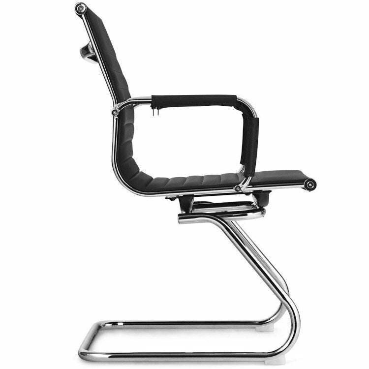 Set of 2 Conference Chair with Protective Arm Sleeves