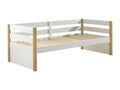 Meublori - Daybed 90x200cm White and Wood