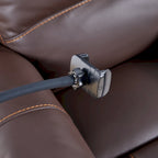 Liyasi Zero Gravity Power Recliner with comfortable lying degree, Massage, Heating and Phone Holder, Side Pockets, USB Charge Po