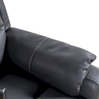 Liyasi Zero Gravity Power Recliner with comfortable lying degree, Massage, Heating and Phone Holder, Side Pockets, USB Charge Po