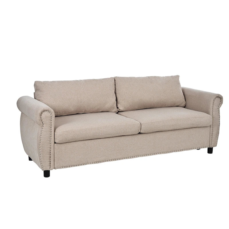 U_Style 80.7 2-in-1 Sofa Bed Sleeper with Large Mattress(63*70.9*3.3 inch), for Living Room Spaces Bedroom