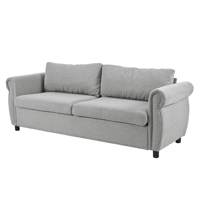 U_Style 80.7 2-in-1 Sofa Bed Sleeper with Large Mattress(63*70.9*3.3 inch), for Living Room Spaces Bedroom