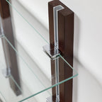 Old Bavaria Three Tier Adjustable Shelves on Wooden Bars
