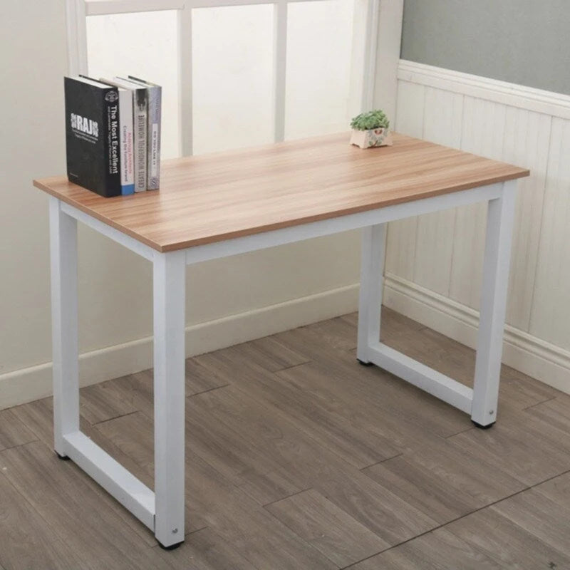 Simple Style Wooden Computer Workstation Desk