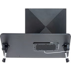 Husband Pillow - Lap Desk Wood Small Top - Fits Up to 17 Laptop - with Dual Cushion, Multifunctional Slot for Tablet