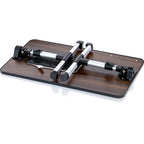 Husband Pillow - Lap Desk Wood Small Top - Fits Up to 17 Laptop - with Dual Cushion, Multifunctional Slot for Tablet