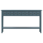 Harper & Bright Designs Rustic 4-drawers Long Entryway Console Table