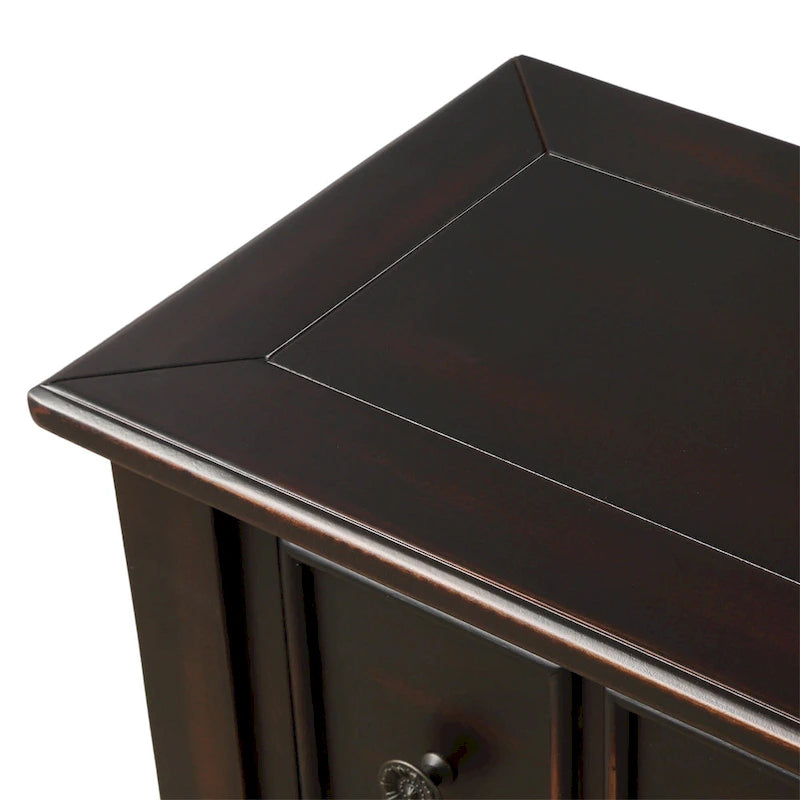 Harper & Bright Designs Rustic 4-drawers Long Entryway Console Table
