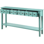Harper & Bright Designs Rustic 4-drawers Long Entryway Console Table