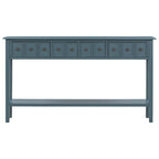 Harper & Bright Designs Rustic 4-drawers Long Entryway Console Table
