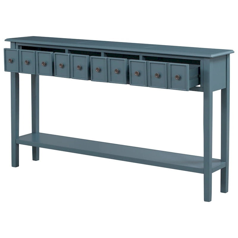 Harper & Bright Designs Rustic 4-drawers Long Entryway Console Table