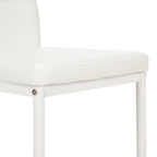 Stripping Texture High Backrest Dining Chairs Set of 4
