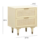 Sierra Cane Nightstand