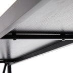 Triamine Board Cross Iron Frame Narrow Console Table